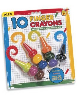 Childrens Toyshop  Toys : Finger Crayons (Set of 10)