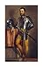 Portrait of a Gentleman Wearing Half-Armour by Paolo Caliari. Size 13.06 inches width by 22.01 inches height. High Quality Art Poster Print