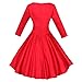 Maggie Tang Audrey Hepburn 3/4 Sleeve 1950s Vintage Rockabilly Full Circle Dress