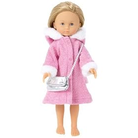 Corolle Les Cheries 13-inch Fashion Pink Coat Set