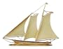 46" Yacht Weathervane Gold-Bronze