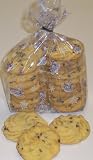 Gourmet Food : Scott's Cakes 1 lb. Chocolate Chip Shortbread Cookies in a Snow Woman Bag