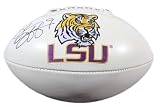Jordan Jefferson Signed Football - LSU Tigers Logo - GAI - Autographed College Footballs