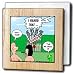 Adam and Eve - Lock-out at the Garden of Eden - 6 Inch Tile Napkin Holder