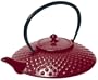 Wild Leaf Tea Cast Iron 24-Ounce Hobnail Tea Pot