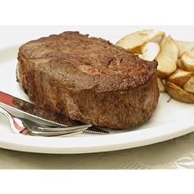 Eight 10 oz. Black Angus Ribeye steaks