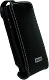 Krusell Orbit Flex Multidapt Leather Case for Samsung i8910 Omnia HD GSM - Black