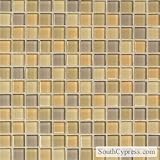 Daltile Maracas Glass Mosaics Wild Flowers 1 x 1 Glossy Blend Tile