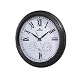 Gablemere Radio Controlled Wall Clock/Weather Station 45cm