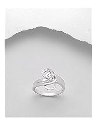 CZ Ring In 92.5 Sterling Silver