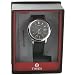Timex 21752 Men's Round Silver-Tone Dress Watch with Black Genuine Leather Band - IN Attractive GIFT BOX