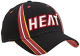 NBA Women's Miami Heat Structured Flex Hat - Ty15Z, Large/X-Large , Team Color , Black