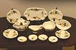 Country Floral Dollhouse Miniature Ceramic Dinner Service Set