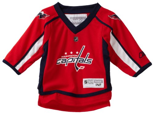 NHL Infant Washington Capitals Team Color Replica Jersey - R52Hwbww (Red, 12-24 Months)
