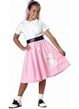 Child Poodle Skirt (3 Colors) Costume
