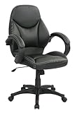Mid Back Formula 1 Executive Office Chair in Black