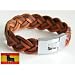 *TOP & DESIGN* (TEG541-1) 1x Leder Armband *Handarbeit MADE IN SPAIN* f�r Gelenkumfang bis 20 cm "3-fach braun-mix" B: 20mm
