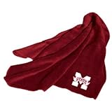 NCAA Mississippi State Bulldogs Collegiate Plush Fleece Throw