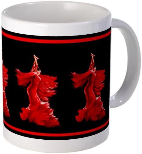 CafePress Flamenco Dancer Without Borde Mug - S White