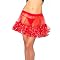 Women's Petticoat With Polkadots Adult - Red/ White