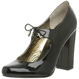 STEVEN by Steve Madden Womens Babbett Mary Jane PumpBlack75 M