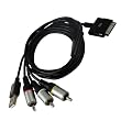 USB AV TV RCA Video Cable for iPhone 3G 16GB, 8GB, iPod Touch Nano (Not Work for iPhone 3GS, 4 or iPad)