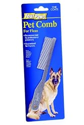 Pet Comb for flea removal, average