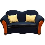 Fantasy Furniture Homey VIP Sofa, Navy