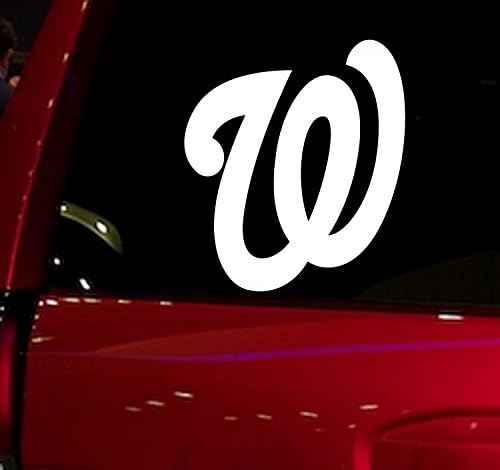MLB Washington Nationals Baseball Auto Window Sticker Decal for Car Truck Suv