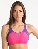 SHOCK ABSORBER Ladies Active Multi Sports Support Bra, Purple/Pink, 38FF