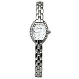 Valentino Rudy バレンチノ ルーディー スワロフスキー 時計 VR528 ホワイト文字盤/シルバーベルト レディースウォッチ