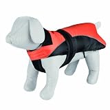 Tcoat Nizza, Hundemantel, XL, 80 cm, orange-schwarz
