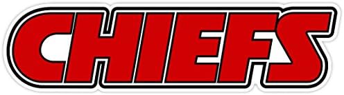 Kansas City Chiefs NFL Vinyl Sticker Decal 3"x12" Large Cornhole Car Truck Bumper