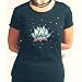 Heather Lea Garrick's handpainted lotus is divine, and there logo is embroidered on the sleeve in silver.