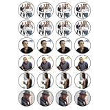 JLS style 24 Edible Wafer Paper Fairy/Cup Cake Toppers on an A4 sheet - Birthday Cake and Party Idea