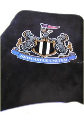 Newcastle United FC Fleece Blanket, Black, 130 x 180 Cm