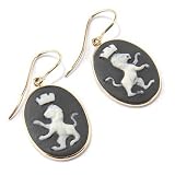 14K Gold Historical Italian Charm Earrings