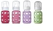 Lifefactory Glass Baby Bottles 4 Pack (4 oz. in Girl Colors) Lifefactory Glass Baby Bottles 4 Pack (4 oz. in Girl Colors)