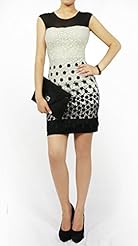 Spring Summer Fall Winter Lace Acrylic/Cotton/Nylon/Polyester/Rayon/Spandex/Viscose/Wool Floral Print  Dress