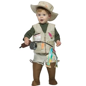 Rasta Imposta Future Fisherman Costume, Brown, 18-24 Months