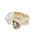 Guess Damen-Ring Edelstahl Vergoldetes Metall UBR81002-S