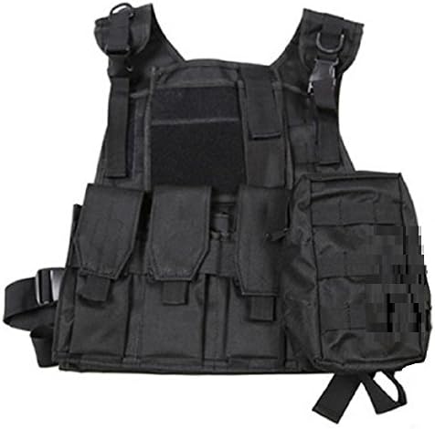WT Tactical Vest [Black / ACU / CP] Military Gear (Black)