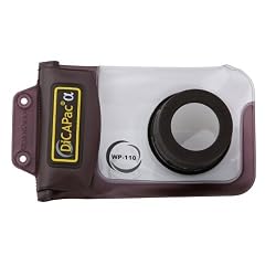 DicaPac WP110 145X95mm Small Alfa Waterproof Digital Camera Case with Optical Lens (Clear)