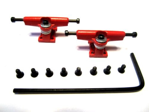 Red Allen Key Fingerboard Trucks - Wooden Fingerboards-Tech Deck-Fingerboarding