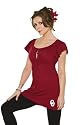 Oklahoma Sooners Women's Rayon Peasant Top - by Alyssa Milano