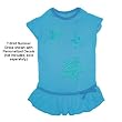 XX-SMALL - BLUE - Blank Personalized Pooch Dog T-Shirt Dress