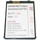 Power Akku Li-Polymer f�r Vodafone VPA 3 III