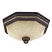 Hunter 82023 Belle Meade Bathroom Fan with Light, New Bronze with Gilded Gold Accents