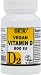 DEVA Vegan Vitamins Vegan Vitamin D 800 IU Tablets, 90-Count Bottle