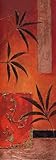 IMAGE OF Bamboo Moon III Beautiful MUSEUM WRAP CANVAS Print with Added BRUSHSTROKES Claudio Ancilotti 10x28